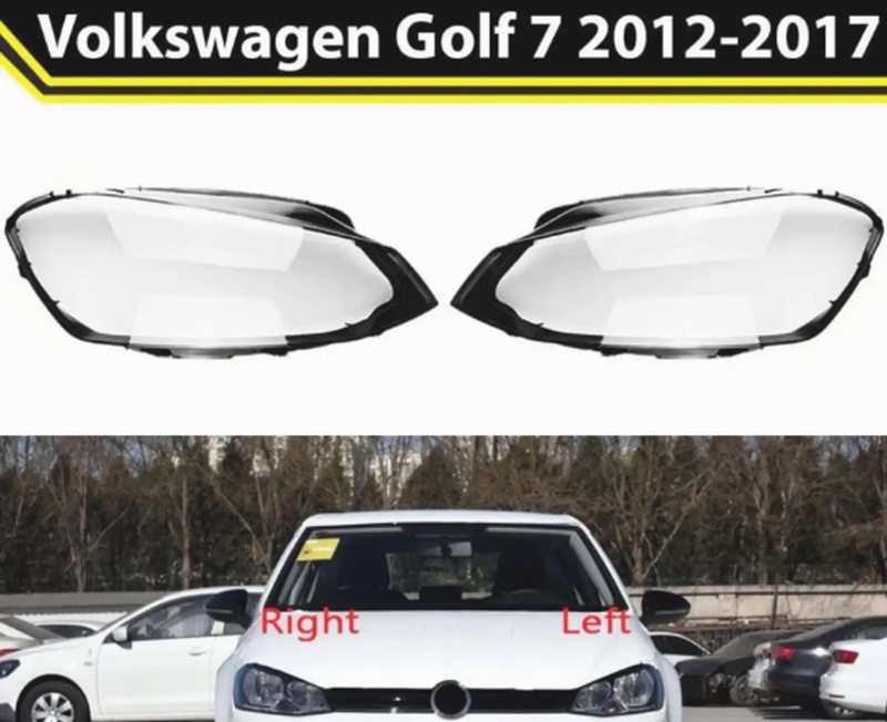 Стекло фары Volkswagen Golf 7 2012-2017